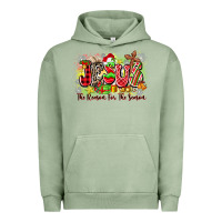 Pigment Oil Green jesus the reason for the season Urban Hoodie - Zillion Design Studio