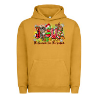 Pigment Peanut Butter jesus the reason for the season Urban Hoodie - Zillion Design Studio