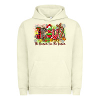 Pigment Pistachio jesus the reason for the season Urban Hoodie - Zillion Design Studio