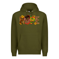 Army Green hope afro Premium Hoodie - texasbilliewilder