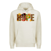Oatmeal Heather hope afro Premium Hoodie - texasbilliewilder
