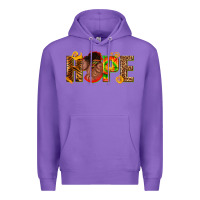 Purple hope afro Premium Hoodie - texasbilliewilder