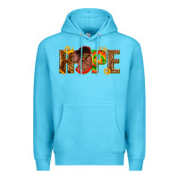 Ocean Blue hope afro Premium Hoodie - texasbilliewilder