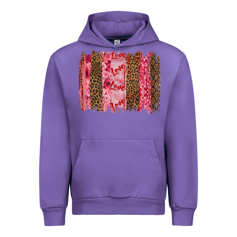 Valentine's Day Love Brushstrokes Urban Hoodie by RanaPortraitStore | Teevron