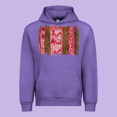 Urban Hoodie valentine's day love brushstrokes
