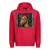 Cardinal western horse Premium Hoodie - Zillion Design Studio