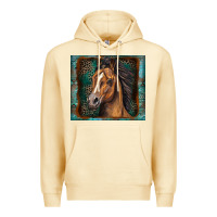 Pina Colada western horse Premium Hoodie - Zillion Design Studio