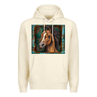 Sandshell western horse Premium Hoodie - Zillion Design Studio