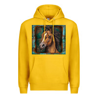 Lemon western horse Premium Hoodie - Zillion Design Studio