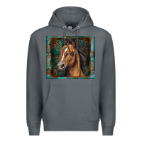 Rock western horse Premium Hoodie - Zillion Design Studio
