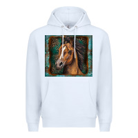 White western horse Premium Hoodie - Zillion Design Studio