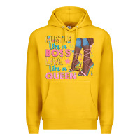 Lemon hustle like a boss live like a queen Premium Hoodie - texasbilliewilder