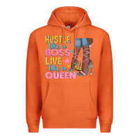 Carrot hustle like a boss live like a queen Premium Hoodie - texasbilliewilder
