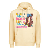 Pina Colada hustle like a boss live like a queen Premium Hoodie - texasbilliewilder