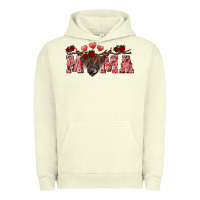 Pigment Pistachio Valentine's day mama black highland cow Urban Hoodie - RanaPortraitStore