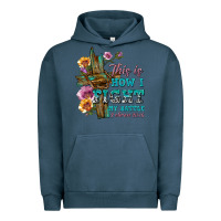 Pigment Midnight Navy this is how i fight my battle tbw Urban Hoodie - texasbilliewilder