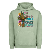Pigment Oil Green this is how i fight my battle tbw Urban Hoodie - texasbilliewilder