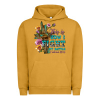 Pigment Peanut Butter this is how i fight my battle tbw Urban Hoodie - texasbilliewilder
