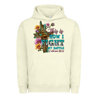 Pigment Pistachio this is how i fight my battle tbw Urban Hoodie - texasbilliewilder