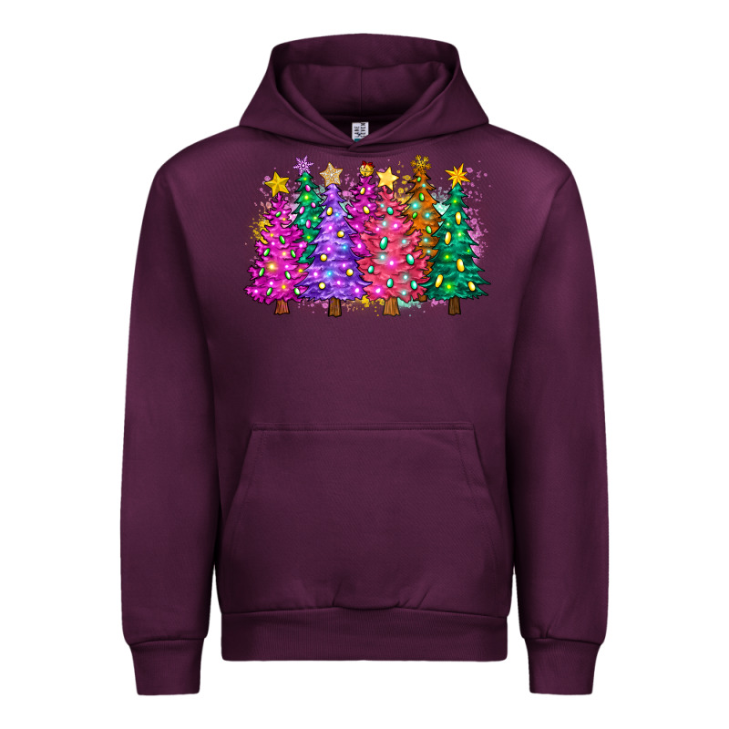 Christmas Trees And Lights Urban Hoodie by Zillion Design Studio | Teevron