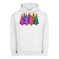 Pigment Lunar Rock christmas trees and lights Urban Hoodie - Zillion Design Studio