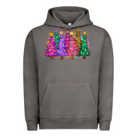 Pigment Tornado christmas trees and lights Urban Hoodie - Zillion Design Studio