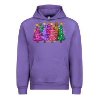 Tulip christmas trees and lights Urban Hoodie - Zillion Design Studio