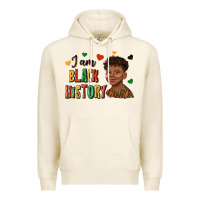 Tofu i am black history afro black boy child juneteenth Premium Hoodie - texasbilliewilder