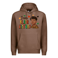 Chestnut i am black history afro black boy child juneteenth Premium Hoodie - texasbilliewilder