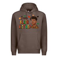 Coffee i am black history afro black boy child juneteenth Premium Hoodie - texasbilliewilder