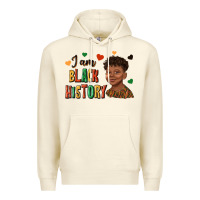 Sandshell i am black history afro black boy child juneteenth Premium Hoodie - texasbilliewilder