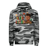 Slate Camo i am black history afro black boy child juneteenth Premium Hoodie - texasbilliewilder