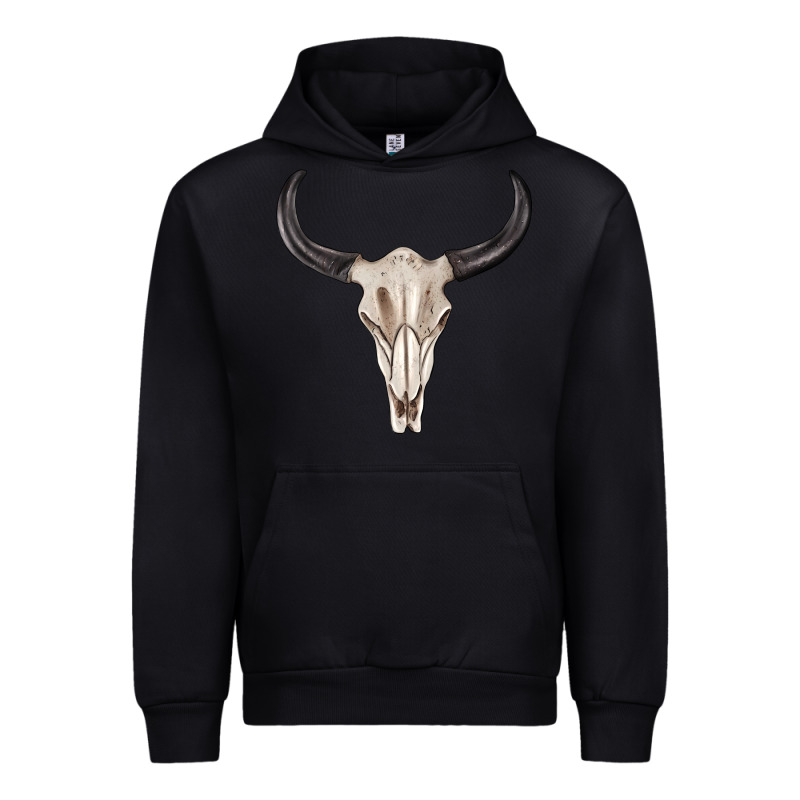 Western Bull Skull Tbw Urban Hoodie by texasbilliewilder | Teevron
