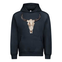 Navy western bull skull tbw Urban Hoodie - texasbilliewilder