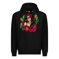 Black mexico girl Premium Hoodie - Zillion Design Studio