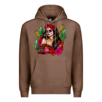 Chestnut mexico girl Premium Hoodie - Zillion Design Studio