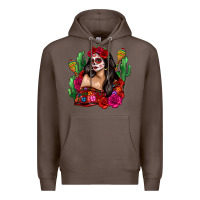 Coffee mexico girl Premium Hoodie - Zillion Design Studio