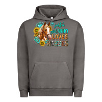 Western Just A Girl Who Loves Horses Urban Hoodie | Teevron