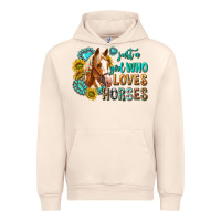 Sandshell western just a girl who loves horses Urban Hoodie - texasbilliewilder