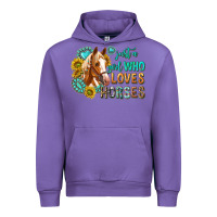 Tulip western just a girl who loves horses Urban Hoodie - texasbilliewilder