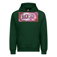 Forest Green Valentine's Day Nurse Love Urban Hoodie - RanaPortraitStore