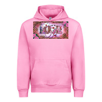 Fuchsia Pink Valentine's Day Nurse Love Urban Hoodie - RanaPortraitStore