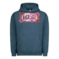 Pigment Midnight Navy Valentine's Day Nurse Love Urban Hoodie - RanaPortraitStore