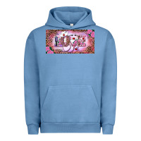Pigment Pebble Blue Valentine's Day Nurse Love Urban Hoodie - RanaPortraitStore