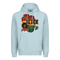 Blue Mist i am black history Premium Hoodie - texasbilliewilder
