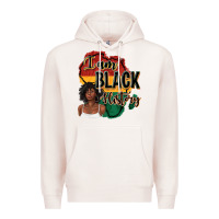 Pale Pink i am black history Premium Hoodie - texasbilliewilder