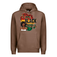 Chestnut i am black history Premium Hoodie - texasbilliewilder