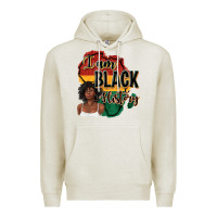 Oatmeal Heather i am black history Premium Hoodie - texasbilliewilder