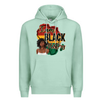 Seafoam i am black history Premium Hoodie - texasbilliewilder