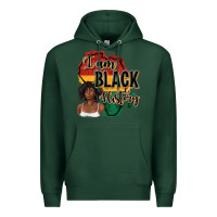 Sports Green i am black history Premium Hoodie - texasbilliewilder
